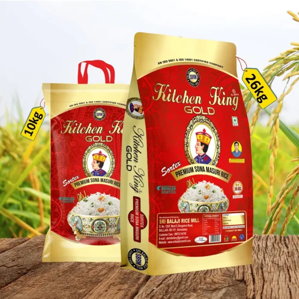 Kitchen King® Sona Masuri Old Ponni Steam rice